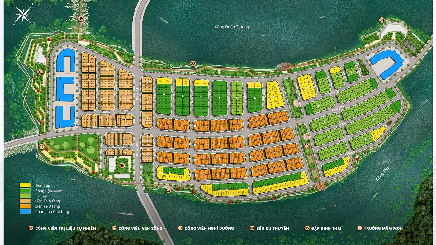 Mặt bằng Uptown Charmora City