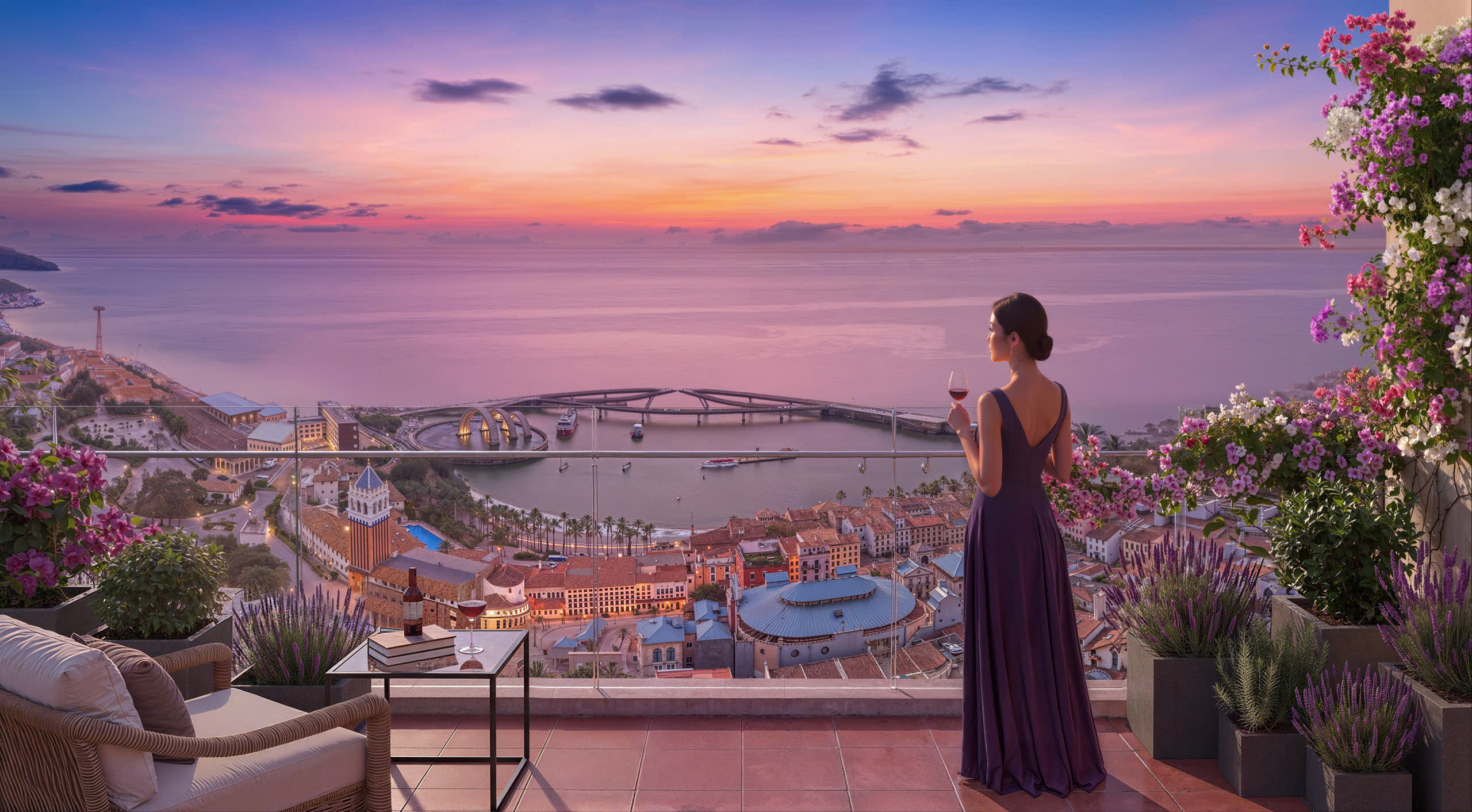 View từ The Sunset - Sunset Town